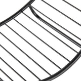 easycomfort easycomfort portalegna in ferro per interni ed esterni nero