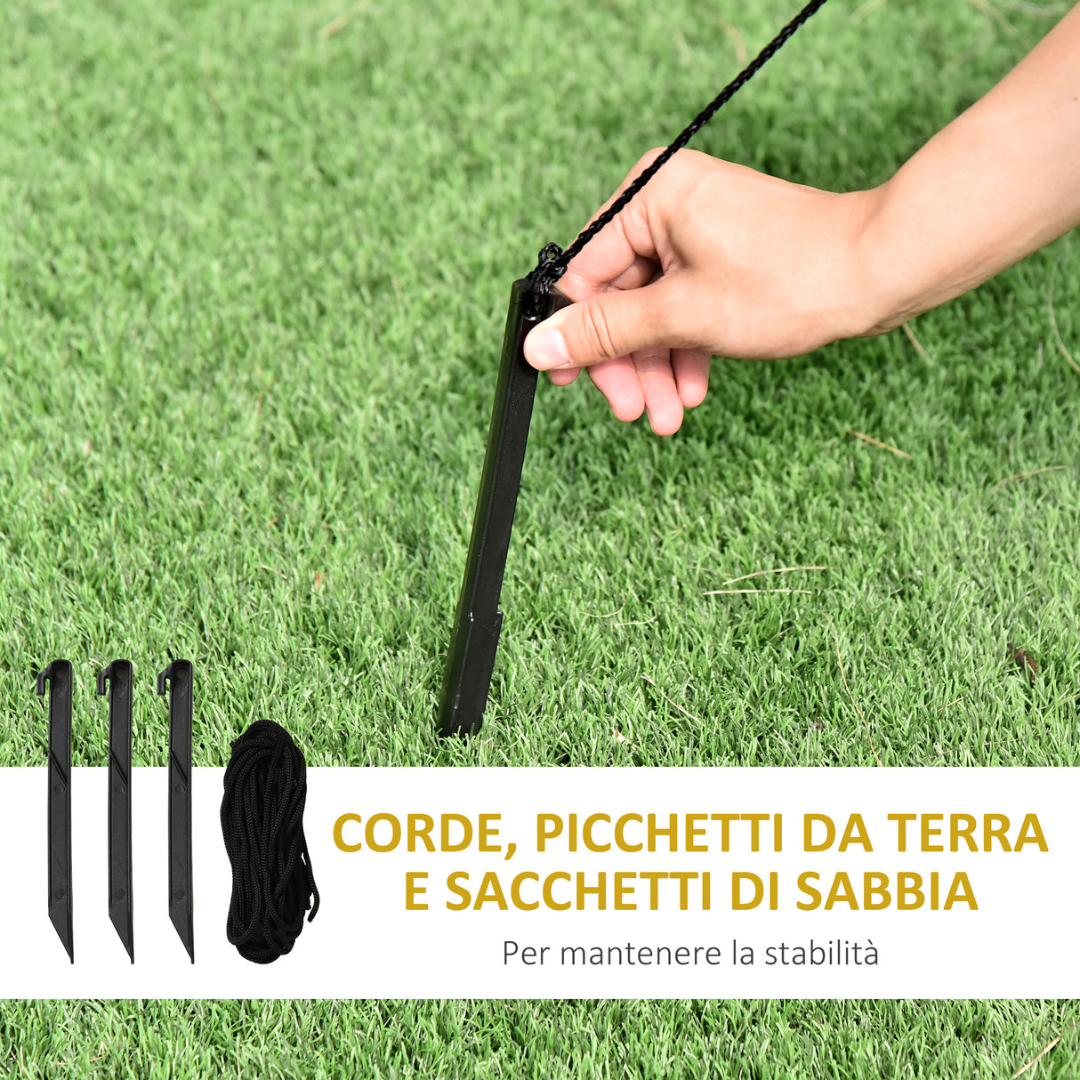 easycomfort easycomfort babbo natale gonfiabile con capretta e luci led integrate per esterno 135x85x180cm