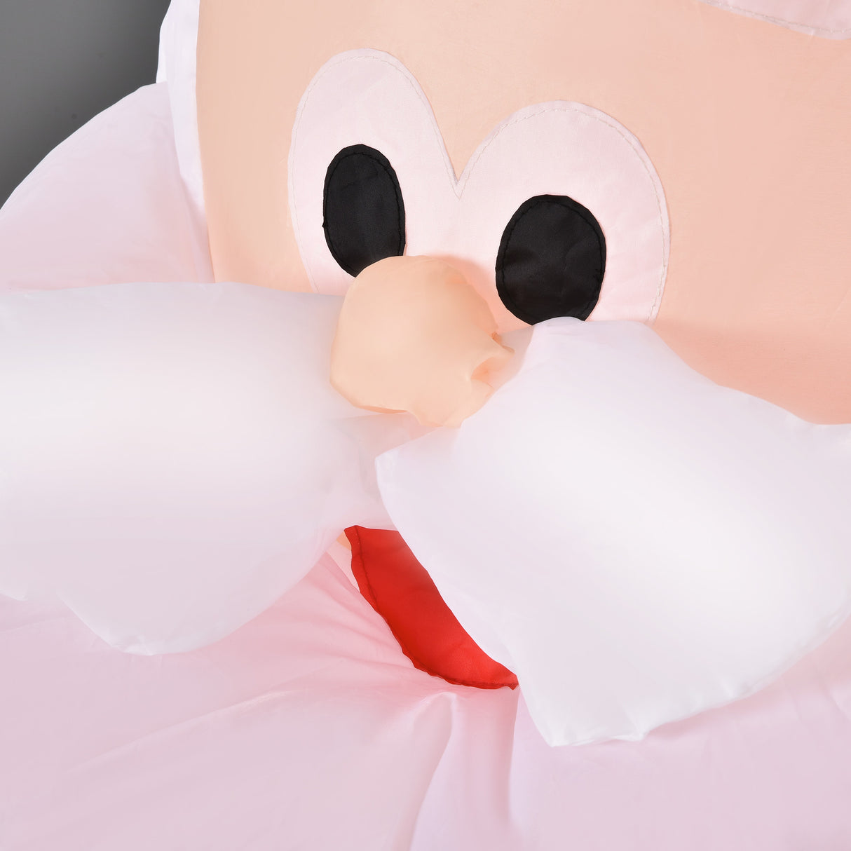 easycomfort easycomfort babbo natale gonfiabile con capretta e luci led integrate per esterno 135x85x180cm