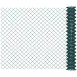 easycomfort easycomfort rete di recinzione in acciaio e pvc per spazi esterni rotolo da 25m e altezza 1 7m verde