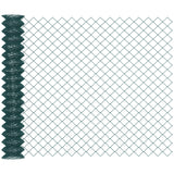 easycomfort easycomfort rete di recinzione in acciaio e pvc per spazi esterni rotolo da 25m e altezza 1 7m verde