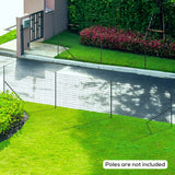 easycomfort easycomfort rete di recinzione in acciaio e pvc per spazi esterni rotolo da 25m e altezza 1 7m verde