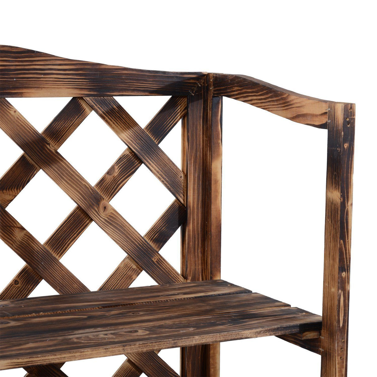 easycomfort easycomfort scaffalatura fioriera per piante a 3 ripiani in legno di abete 80x40x150cm