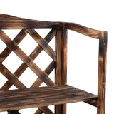 easycomfort easycomfort scaffalatura fioriera per piante a 3 ripiani in legno di abete 80x40x150cm