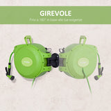 easycomfort easycomfort rullo avvolgitubo riavvolgimento automatico con ugello multifunzionale giardino 20 metri