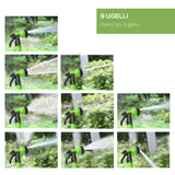 easycomfort easycomfort rullo avvolgitubo riavvolgimento automatico con ugello multifunzionale giardino 20 metri