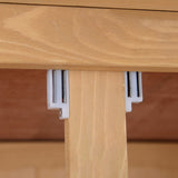 easycomfort casetta da giardino legno con porta doppia mensole e finestre 127.5x50x164cm 35540