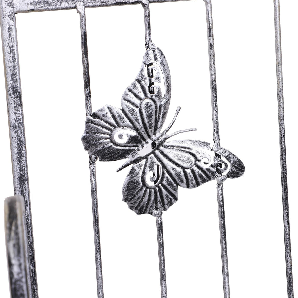 easycomfort easycomfort fioriera a scaffale a 3 ripiani da giardino balcone interno grigio argento 44 x 25 x96 cm