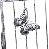 easycomfort easycomfort fioriera a scaffale a 3 ripiani da giardino balcone interno grigio argento 44 x 25 x96 cm