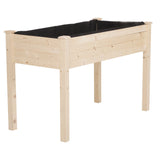easycomfort easycomfort orto urbano aiuola pensile tavolo porta piante con fodera in tessuto