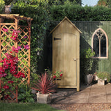 easycomfort easycomfort casetta porta attrezzi da giardino in legno impermeabile con porte e mensole