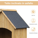 easycomfort easycomfort casetta porta attrezzi da giardino in legno impermeabile con porte e mensole