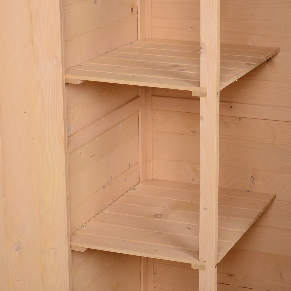 easycomfort easycomfort capanno attrezzi da esterno in legno abete impermeabile 75x56x115 cm