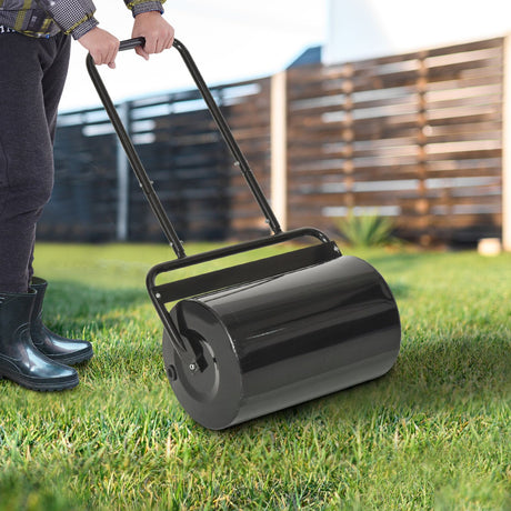 easycomfort easycomfort rullo da giardino 32 x 50lcm metallo nero serbatoio fino 38 l