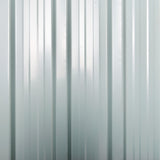 easycomfort casetta da giardino in lamiera di acciaio con doppia porta 147x86x134cm nero e bianco