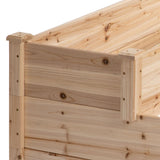 easycomfort easycomfort lettino per orto rialzato 3 livelli fioriera in legno per piante