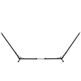 easycomfort easycomfort supporto struttura portante per amaca regolabile max. 150 kg nero 308 380x108x120cm