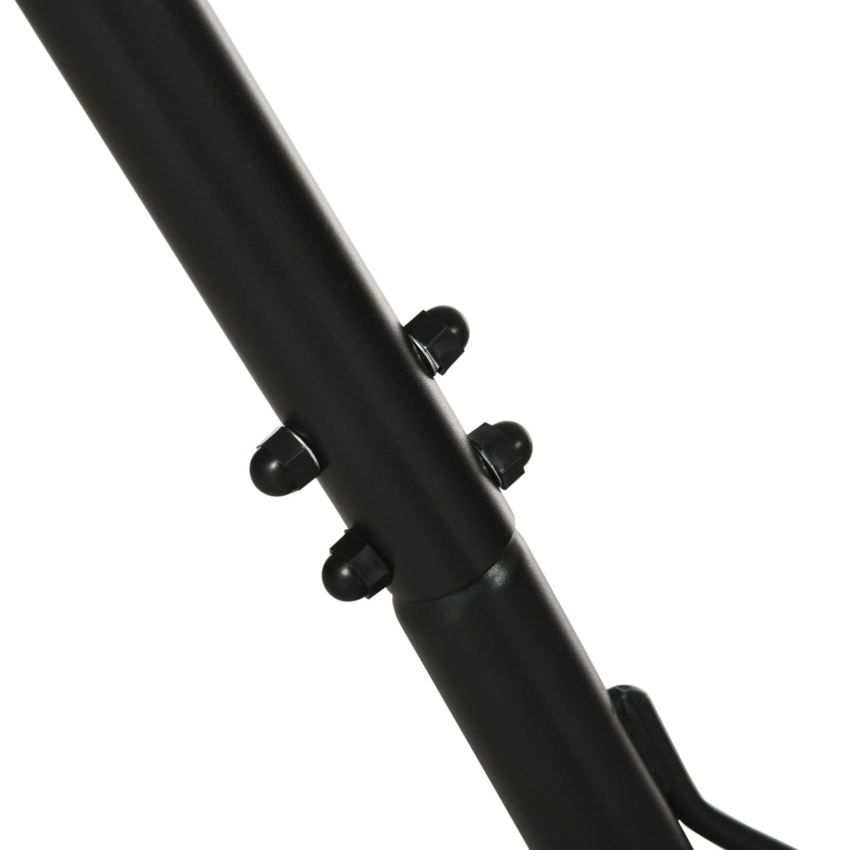 easycomfort easycomfort supporto struttura portante per amaca regolabile max. 150 kg nero 308 380x108x120cm