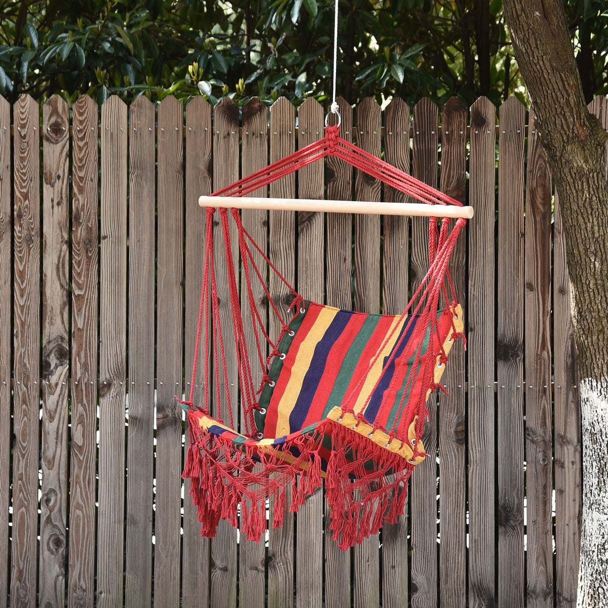 easycomfort easycomfort amaca sedia sospesa in poliestere colorata 100x60x100cm
