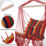 easycomfort easycomfort amaca sedia sospesa in poliestere colorata 100x60x100cm