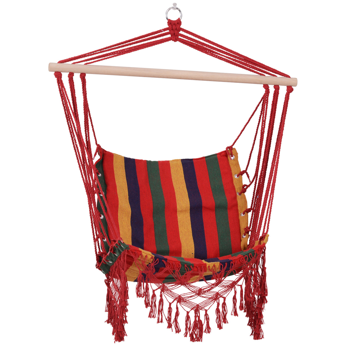 easycomfort easycomfort amaca sedia sospesa in poliestere colorata 100x60x100cm