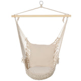 easycomfort easycomfort amaca altalena imbottita in corda per interni ed esterni bianca