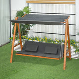 easycomfort easycomfort dondolo da giardino 3 posti convertibile in letto matrimoniale 225 5x113x180cm