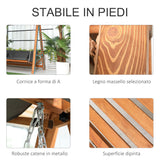 easycomfort easycomfort dondolo da giardino 3 posti convertibile in letto matrimoniale 225 5x113x180cm