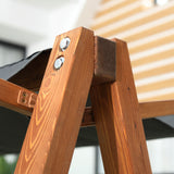 easycomfort easycomfort dondolo da giardino 3 posti convertibile in letto matrimoniale 225 5x113x180cm