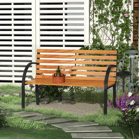 easycomfort easycomfort panca in legno 2 posti panchina da esterno giardino balcone