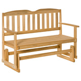 easycomfort easycomfort panchina da giardino a dondolo 2 posti con braccioli in legno di abete