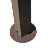 easycomfort easycomfort gazebo da giardino 3 x 3m con 4 tende laterali e doppio tetto beige