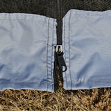 easycomfort easycomfort gazebo da giardino 3x3m con zanzariera copertura in poliestere e struttura in metallo grigio