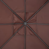 easycomfort easycomfort tetto di ricambio telo sostitutivo per gazebo traspirante 3x3m