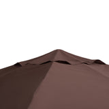 easycomfort easycomfort tetto di ricambio telo sostitutivo per gazebo traspirante 3x3m