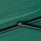 easycomfort easycomfort ombrellone semicircolare impermeabile protezione uv verde 269 x 138 x 236cm