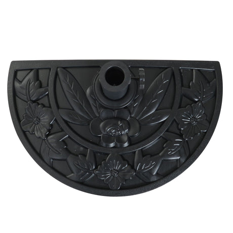 easycomfort easycomfort base per ombrellone mezzaluna 9kg in cemento