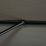 easycomfort ombrellone da giardino con angolazione regolabile su 3 livelli e rotazione a 360 2.5x2.5 m grigio