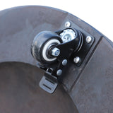 easycomfort easycomfort base per ombrellone da 38mm e 48mm in resina e acciaio nero 52 x 41cm