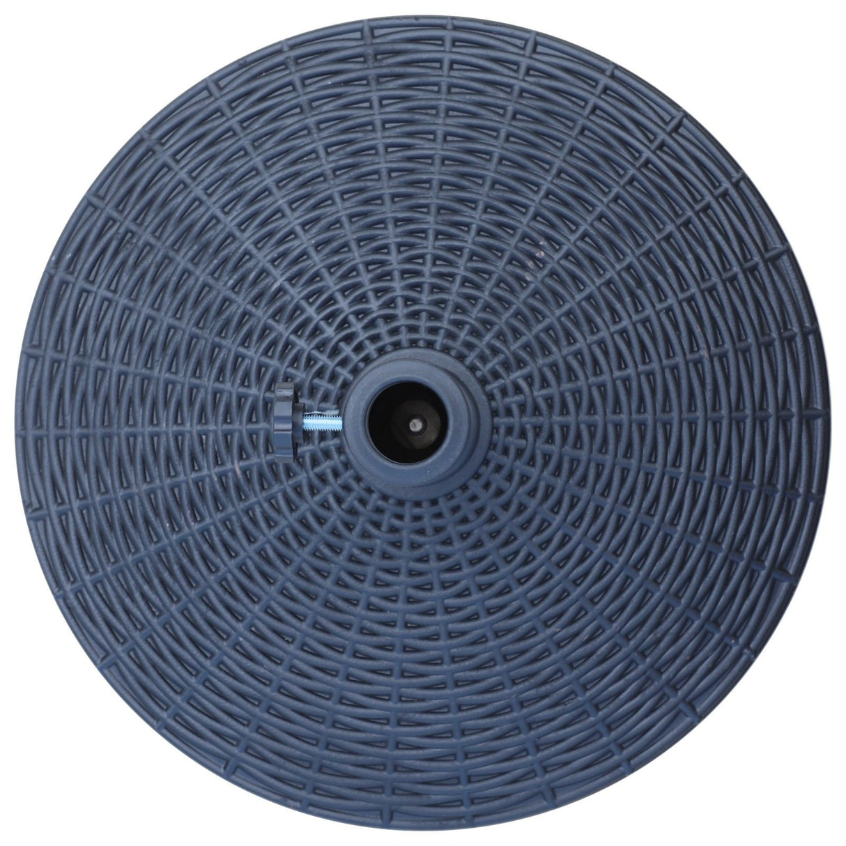 easycomfort easycomfort base per ombrellone da 38mm e 48mm in resina e acciaio nero 52 x 41cm