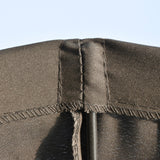 easycomfort easycomfort ombrellone da giardino e terrazza 2 5x2 5 m con manovella 18 stecche e testa inclinabile grigio scuro