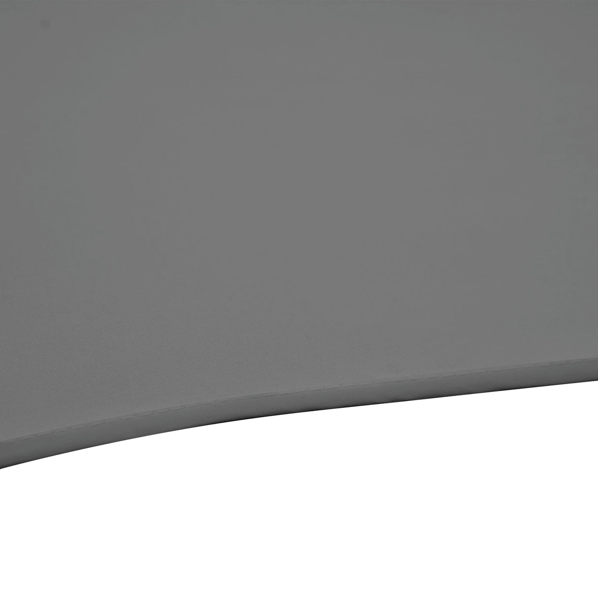 easycomfort ombrellone da giardino 2.6x2.5 m con rotazione a 360 e tettuccio ventilato in poliestere grigio