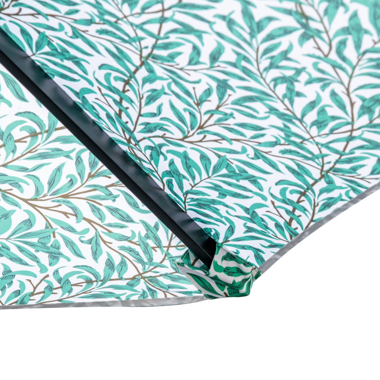 easycomfort ombrellone da giardino 3x2.5 m in metallo a 2 sezioni con 8 stecche e copertura in poliestere