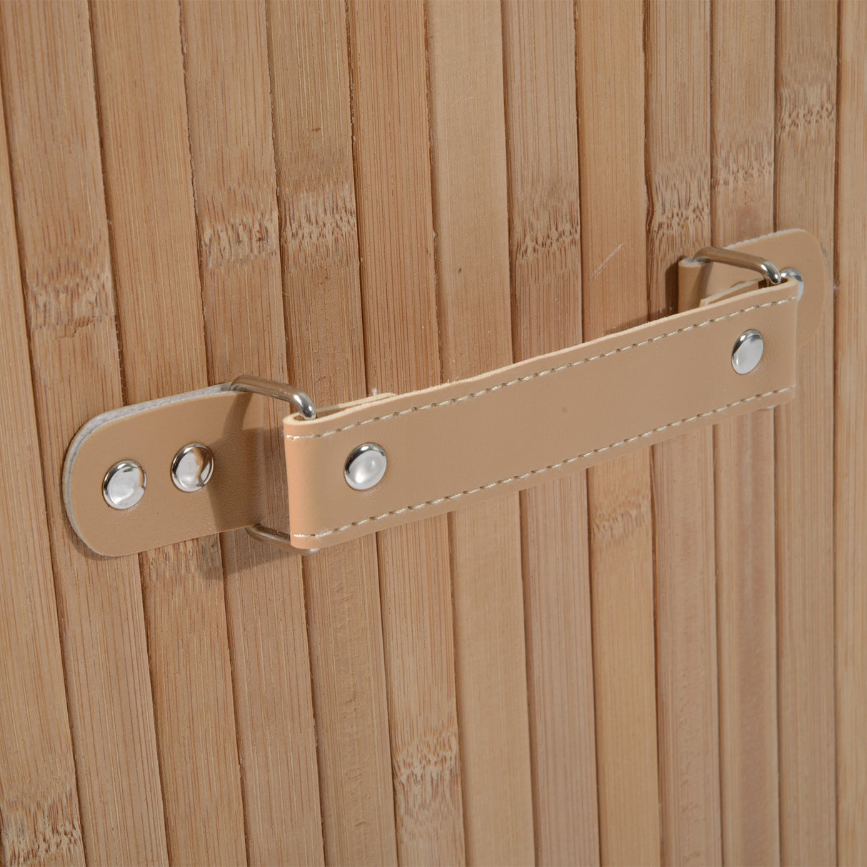 easycomfort easycomfort cesta portabiancheria in bambu con coperchio e fodera rimovibile 40 x 30 x 60cm naturale