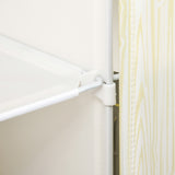 easycomfort easycomfort mobile scarpiera modulare salvaspazio 12 cubi in plastica pp e acciaio 125x32x125 cm