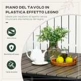 easycomfort easycomfort set da giardino 5 pezzi in rattan pe e acciaio 4 sedie da esterno con cuscini e tavolo rettangolare
