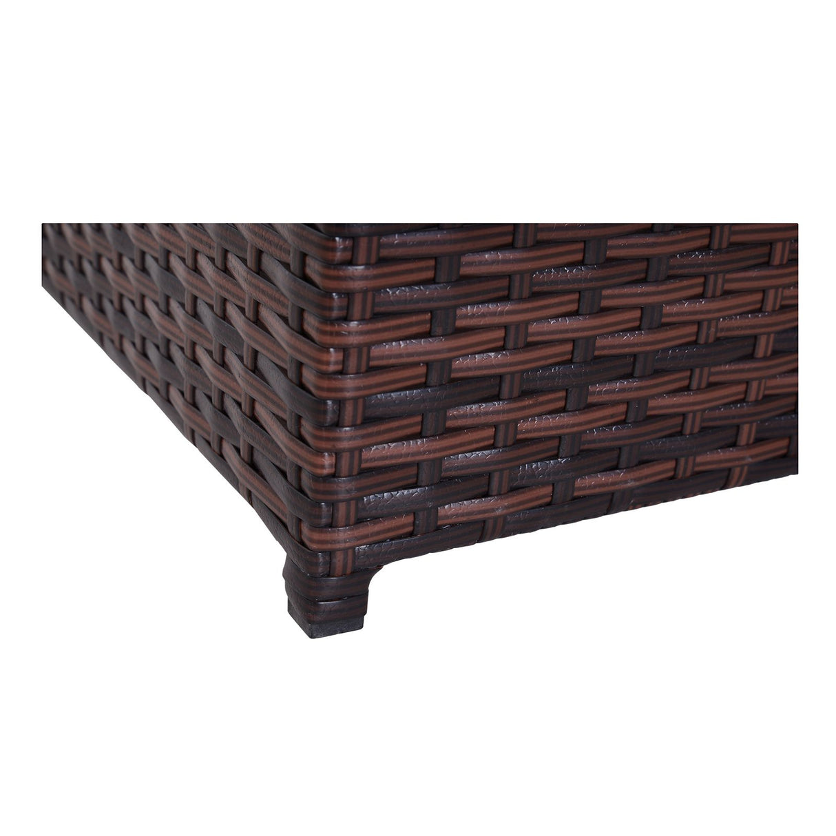 easycomfort easycomfort set mobili da giardino in pe rattan con tavolino e 2 poltrone