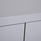 easycomfort easycomfort armadietto mobile ripiano regolabile chiusura di sicurezza per casa ufficio garage acciaio 80x40x92 5cm grigio ean 8054111848473