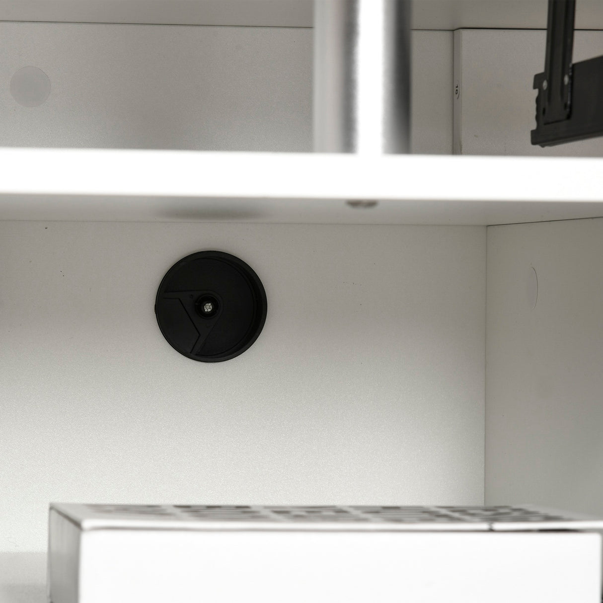 easycomfort easycomfort scrivania per pc con ripiano per tastiera e per monitor e 2 cassetti 120x55x85 cm bianca