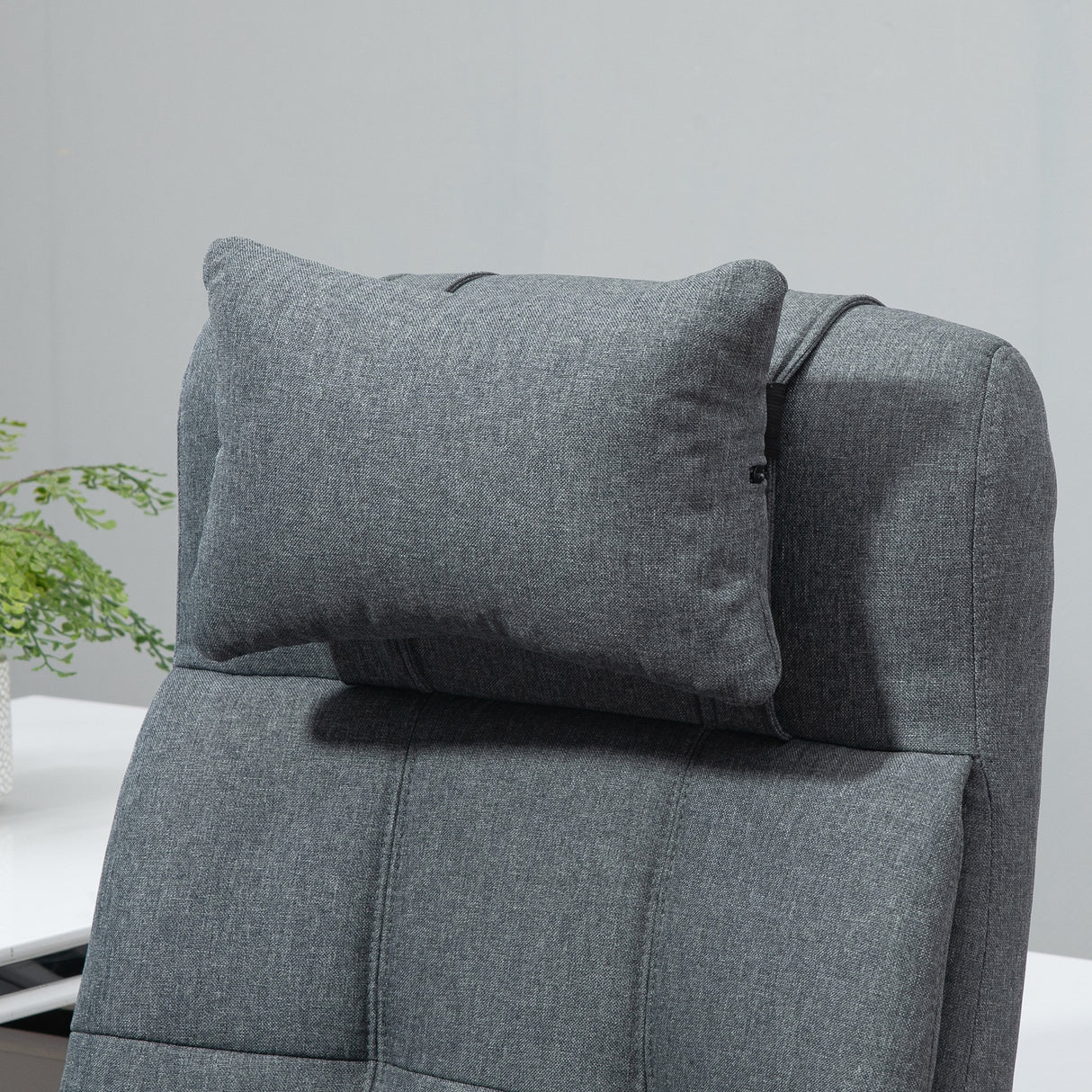 easycomfort easycomfort sedia da ufficio ergonomica reclinabile sedia direzionale con schiena alta poltrona ufficio con poggiatesta e poggiapiedi estraibile 66x70x116 124cm grigio